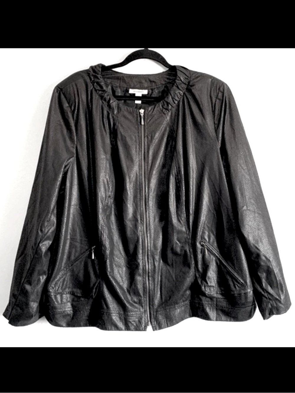 Dress Barn Faux Leather Jacket